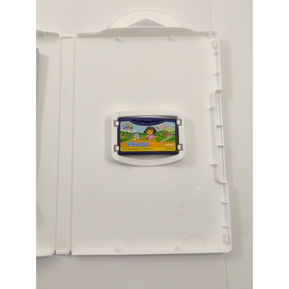 VTECH V.READER Interactive E-Reading System Game DORA and The 3 Little Pigs - Picture 11 of 16
